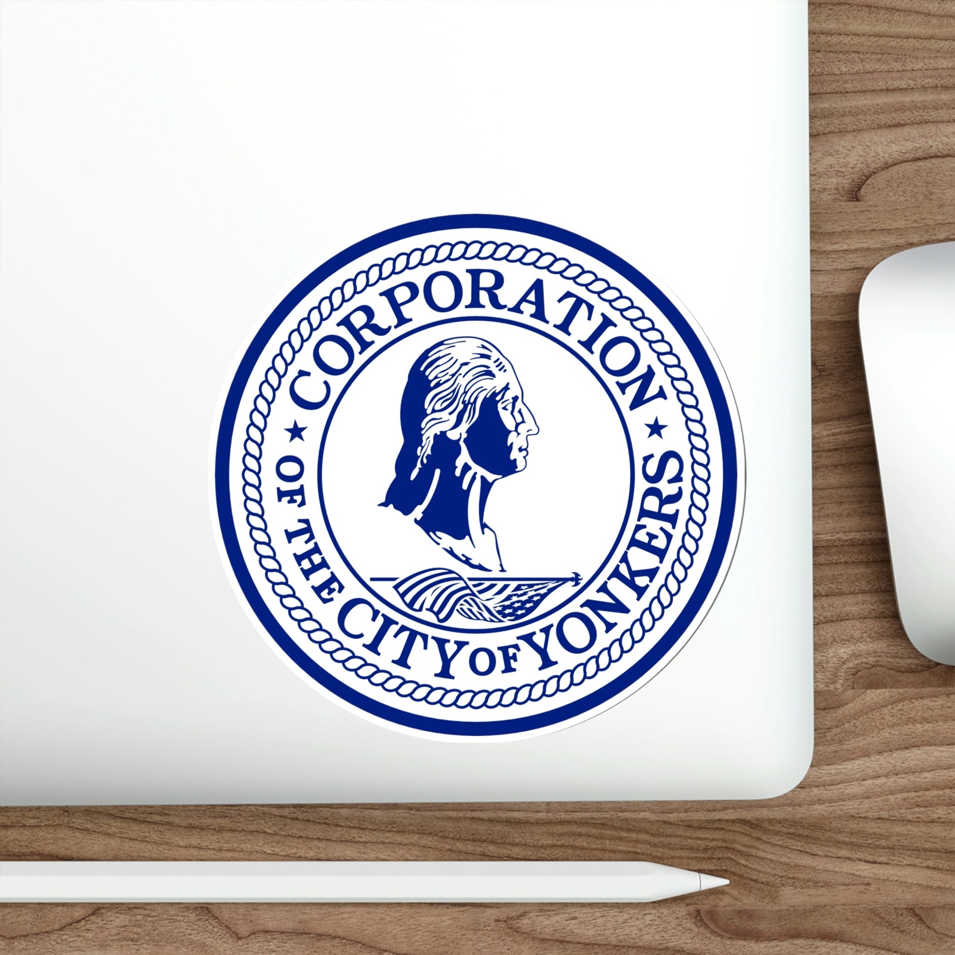 Seal of Yonkers New York USA STICKER Vinyl Die-Cut Decal-The Sticker Space