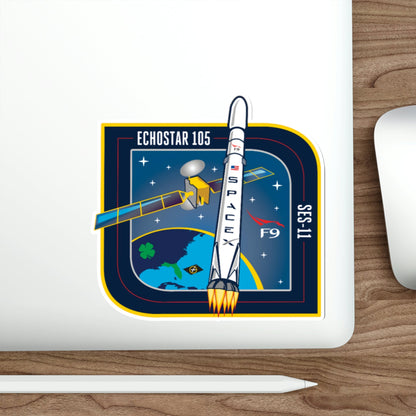 SES-11 (EchoStar 105) (SpaceX) STICKER Vinyl Die-Cut Decal-The Sticker Space