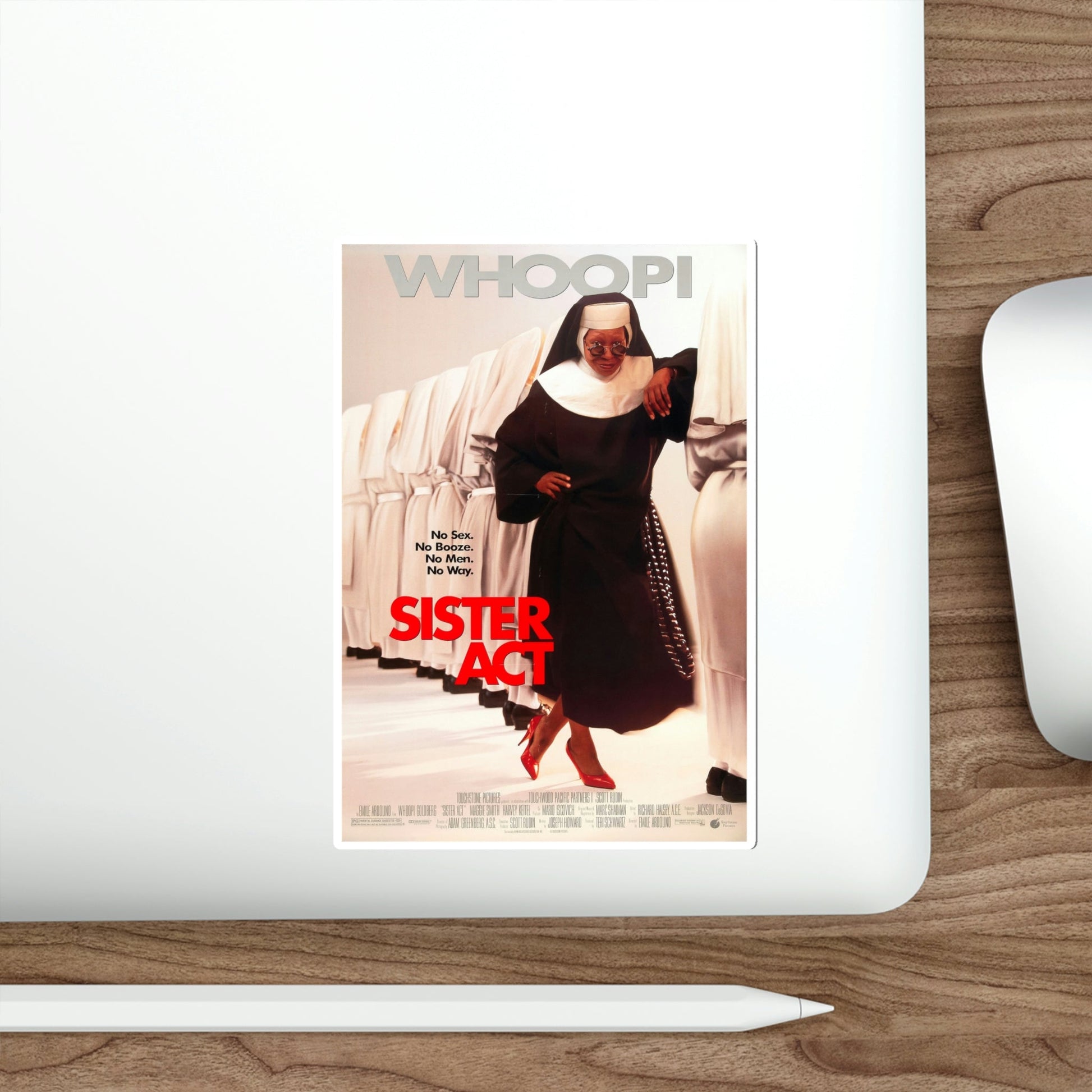 Sister Act 1992 Movie Poster STICKER Vinyl Die-Cut Decal-The Sticker Space