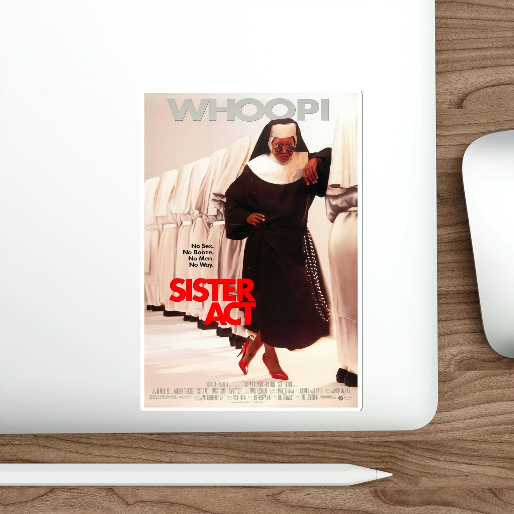 Sister Act 1992 Movie Poster STICKER Vinyl Die-Cut Decal-The Sticker Space