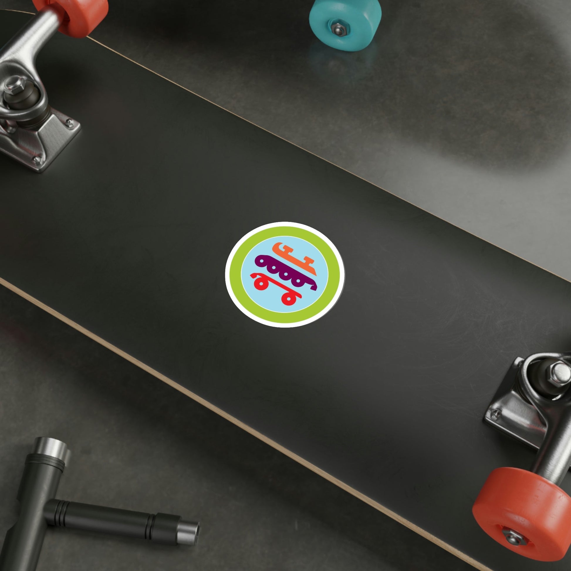 Skating (Boy Scouts Merit Badge) STICKER Vinyl Die-Cut Decal-The Sticker Space