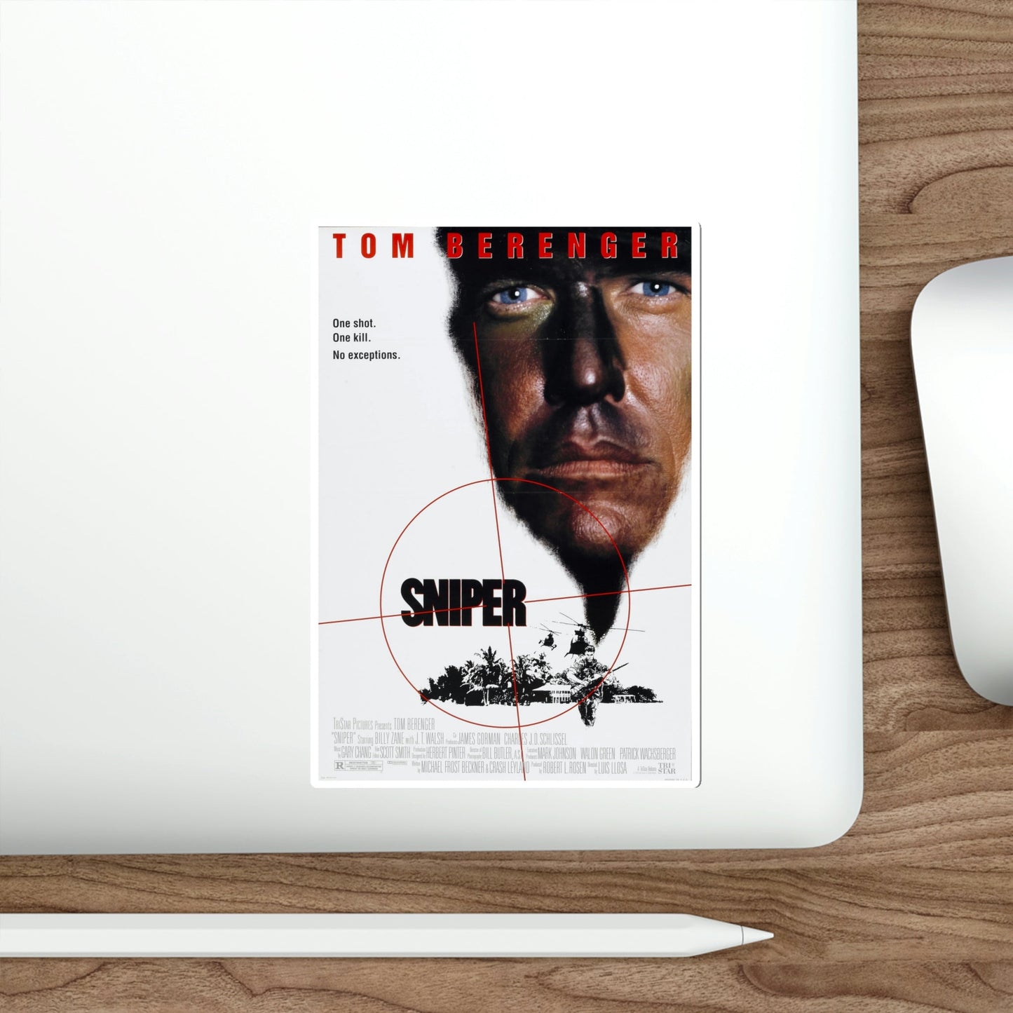 Sniper 1993 Movie Poster STICKER Vinyl Die-Cut Decal-The Sticker Space