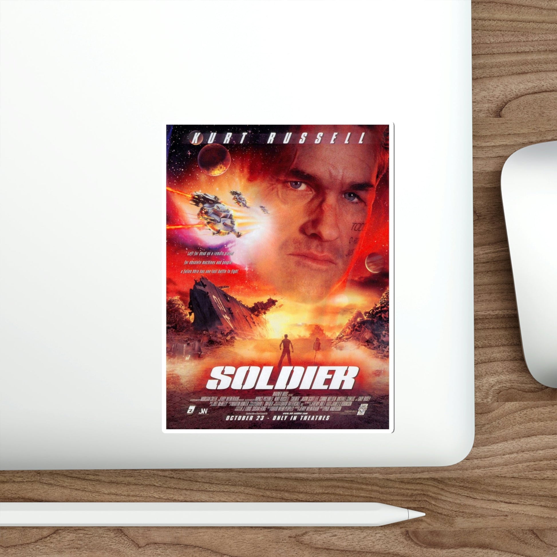 Soldier 1998 Movie Poster STICKER Vinyl Die-Cut Decal-The Sticker Space