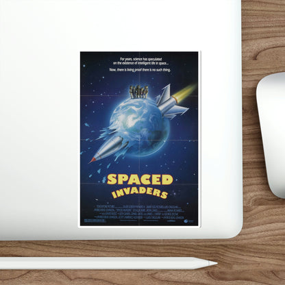 Spaced Invaders 1990 Movie Poster STICKER Vinyl Die-Cut Decal-The Sticker Space