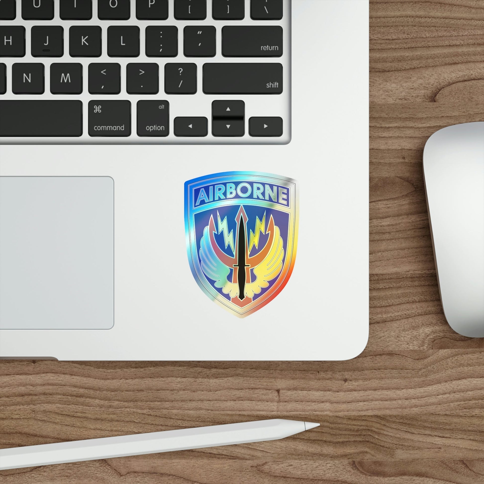 Special Operations Command Central (U.S. Army) Holographic STICKER Die-Cut Vinyl Decal-The Sticker Space