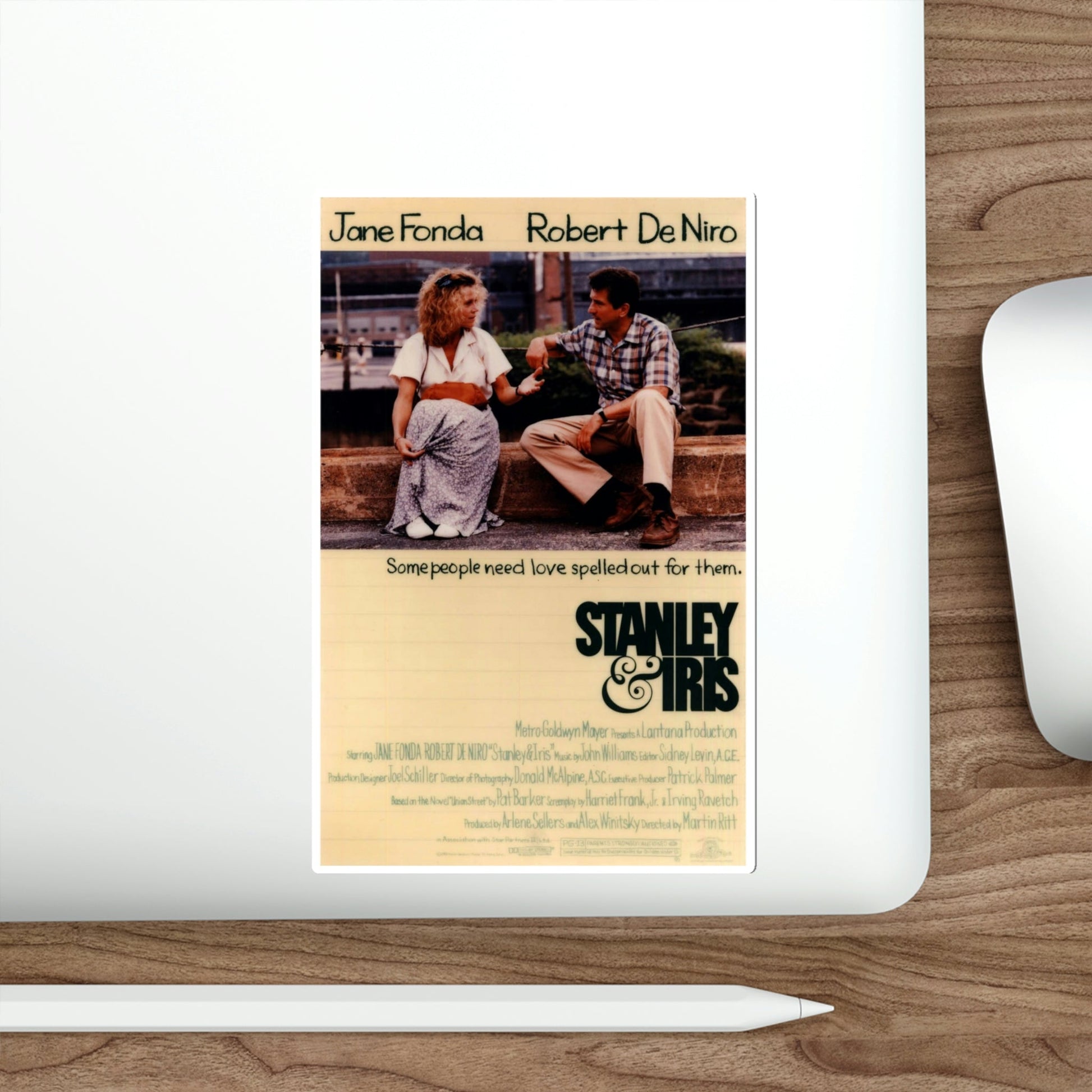 Stanley & Iris 1990 Movie Poster STICKER Vinyl Die-Cut Decal-The Sticker Space