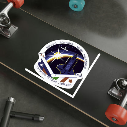 STS 100 Patch NASA STICKER Vinyl Die-Cut Decal-The Sticker Space