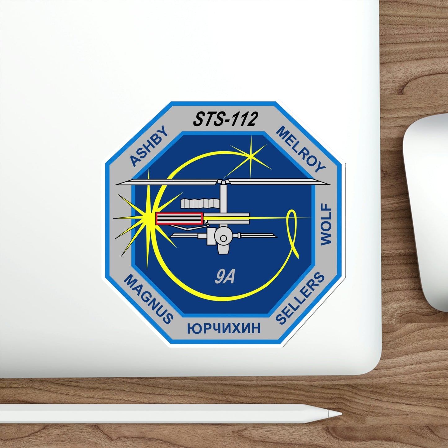 STS 112 Patch NASA STICKER Vinyl Die-Cut Decal-The Sticker Space