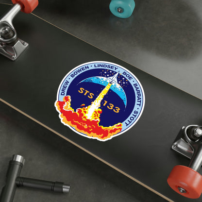 STS 133 Patch NASA STICKER Vinyl Die-Cut Decal-The Sticker Space