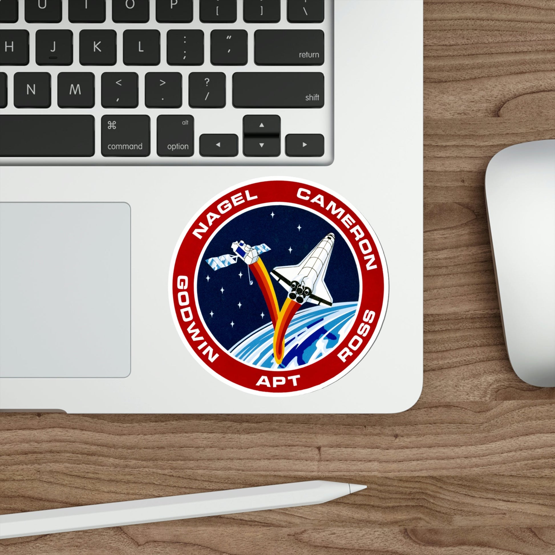 STS 37 Patch NASA STICKER Vinyl Die-Cut Decal – The Sticker Space