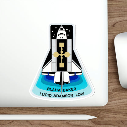 STS 43 Patch NASA STICKER Vinyl Die-Cut Decal-The Sticker Space