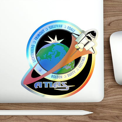 STS 45 (NASA) Holographic STICKER Die-Cut Vinyl Decal-The Sticker Space