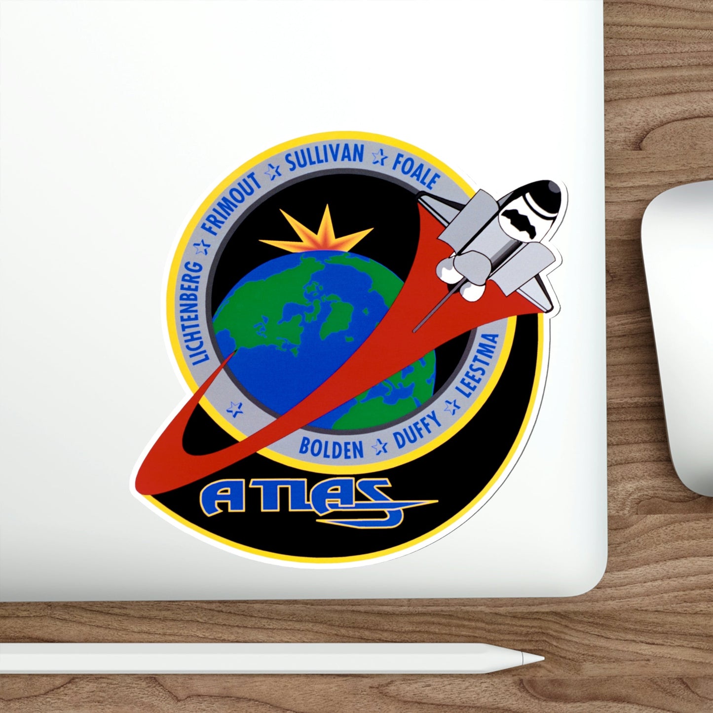 STS 45 Patch NASA STICKER Vinyl Die-Cut Decal-The Sticker Space
