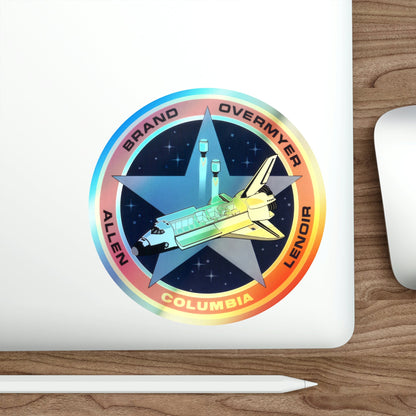 STS 5 (NASA) Holographic STICKER Die-Cut Vinyl Decal-The Sticker Space