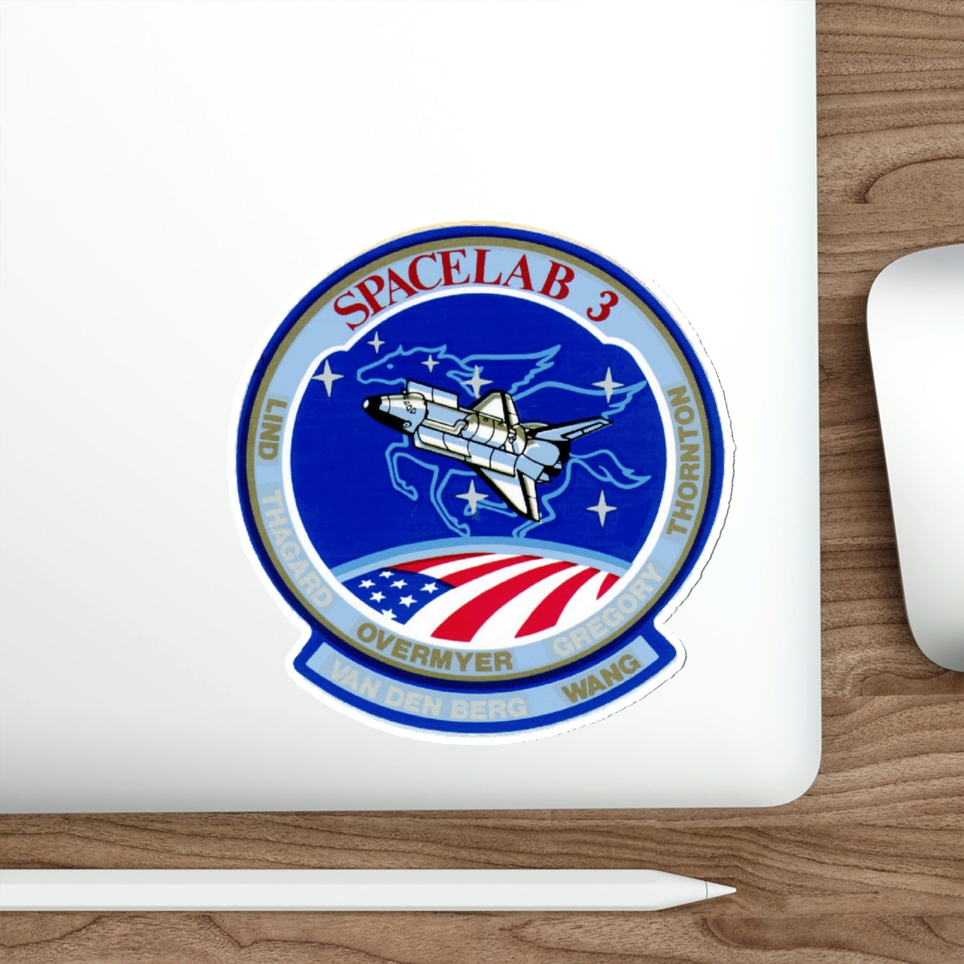 STS 51 B Patch NASA STICKER Vinyl Die-Cut Decal-The Sticker Space