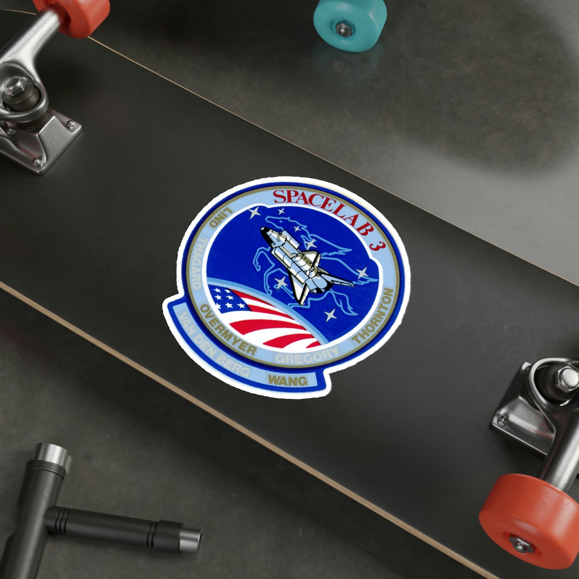 STS 51 B Patch NASA STICKER Vinyl Die-Cut Decal-The Sticker Space
