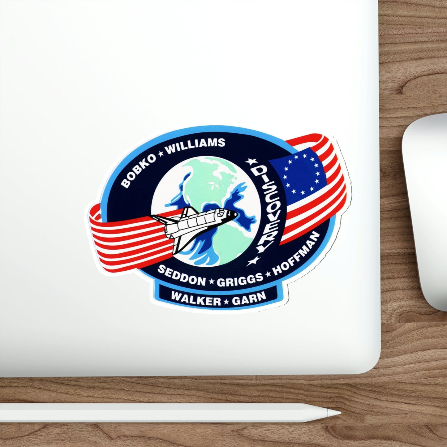 STS 51 D Patch NASA STICKER Vinyl Die-Cut Decal-The Sticker Space