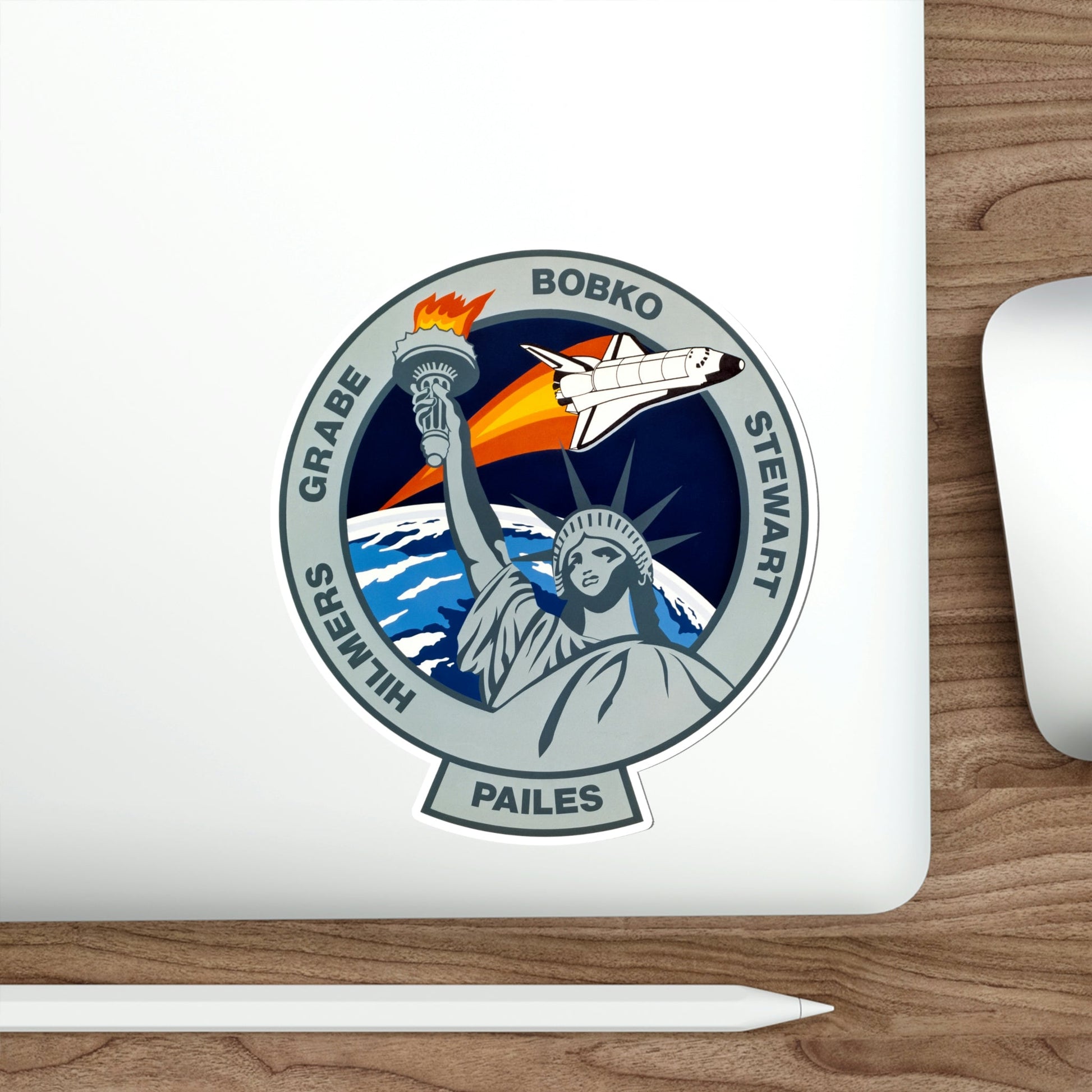 STS 51 J Patch NASA STICKER Vinyl Die-Cut Decal-The Sticker Space