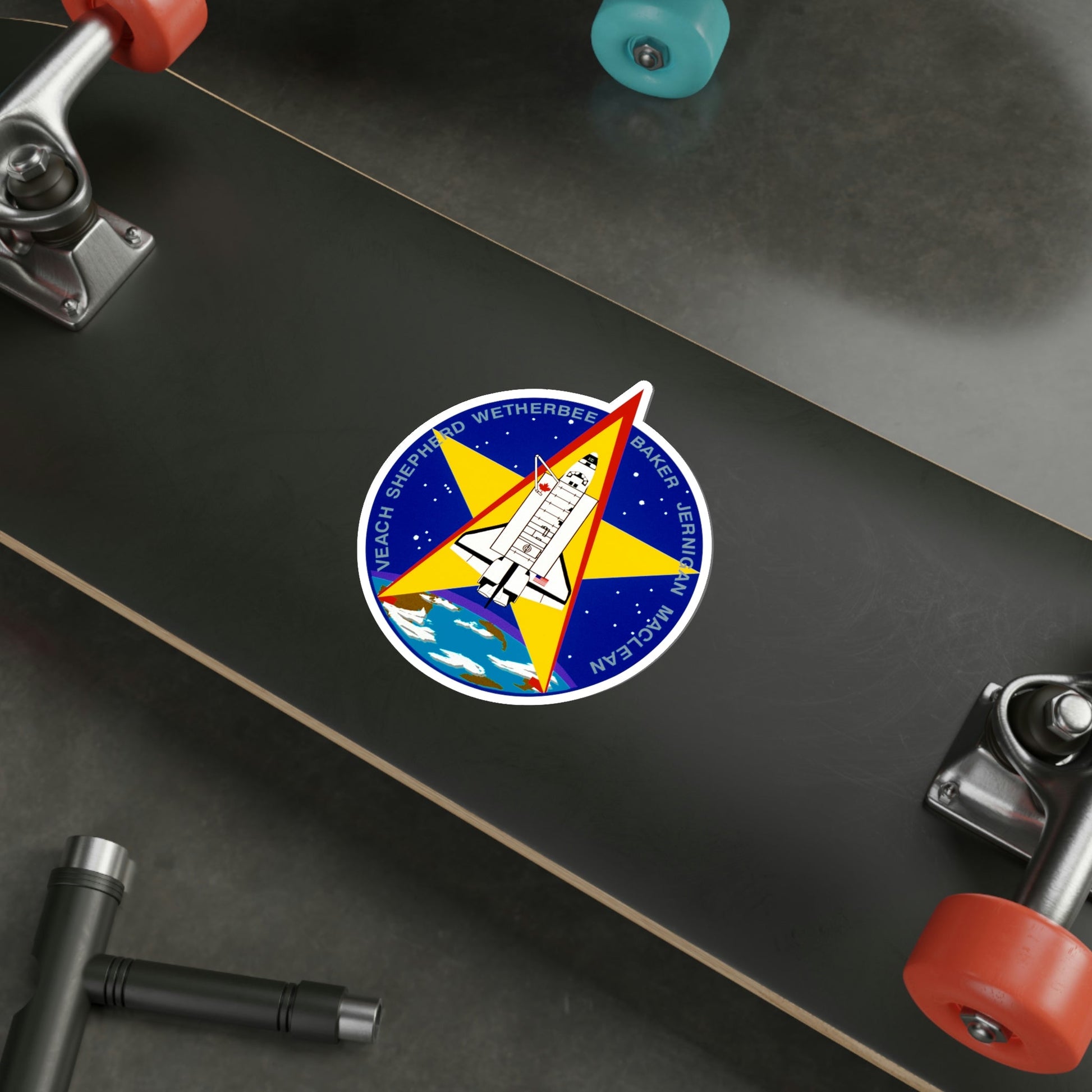 STS 52 Patch NASA STICKER Vinyl Die-Cut Decal-The Sticker Space