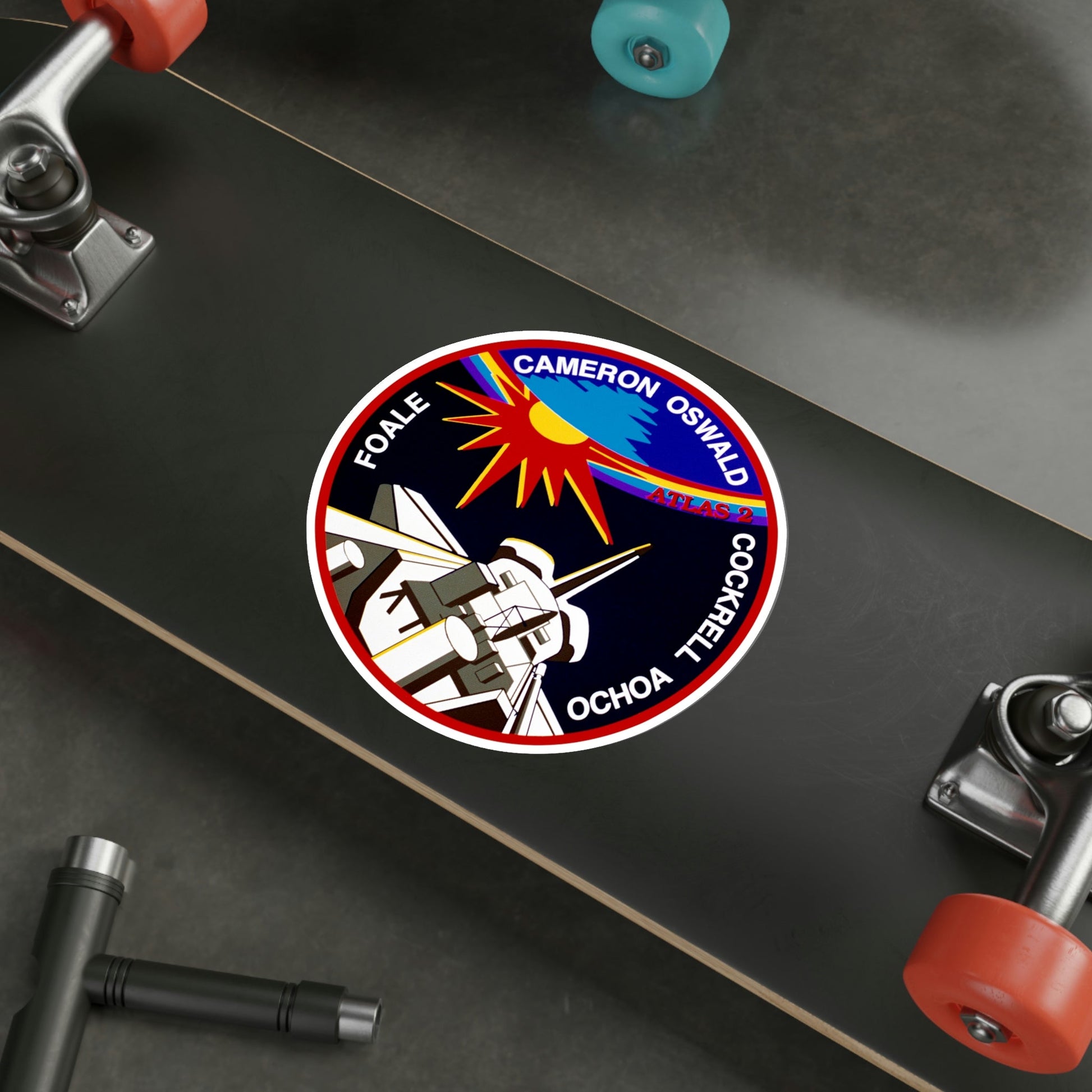 STS 56 Patch NASA STICKER Vinyl Die-Cut Decal-The Sticker Space