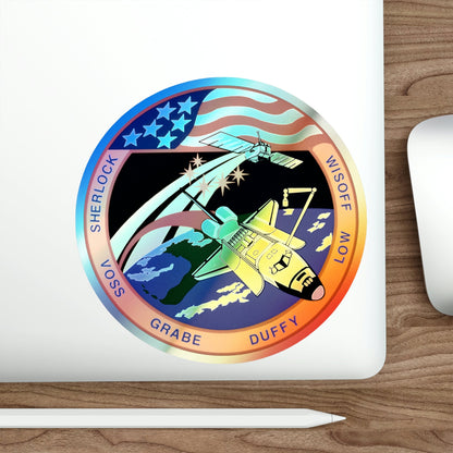 STS 57 (NASA) Holographic STICKER Die-Cut Vinyl Decal-The Sticker Space