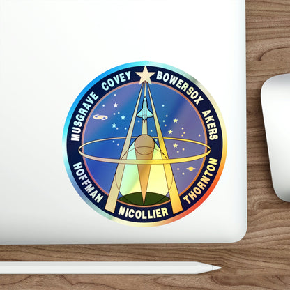 STS 61 (NASA) Holographic STICKER Die-Cut Vinyl Decal-The Sticker Space