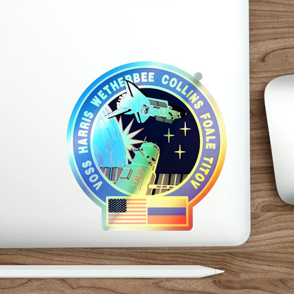 STS 63 (NASA) Holographic STICKER Die-Cut Vinyl Decal-The Sticker Space