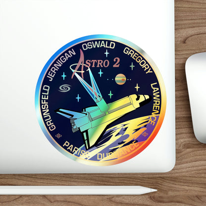 STS 67 (NASA) Holographic STICKER Die-Cut Vinyl Decal-The Sticker Space