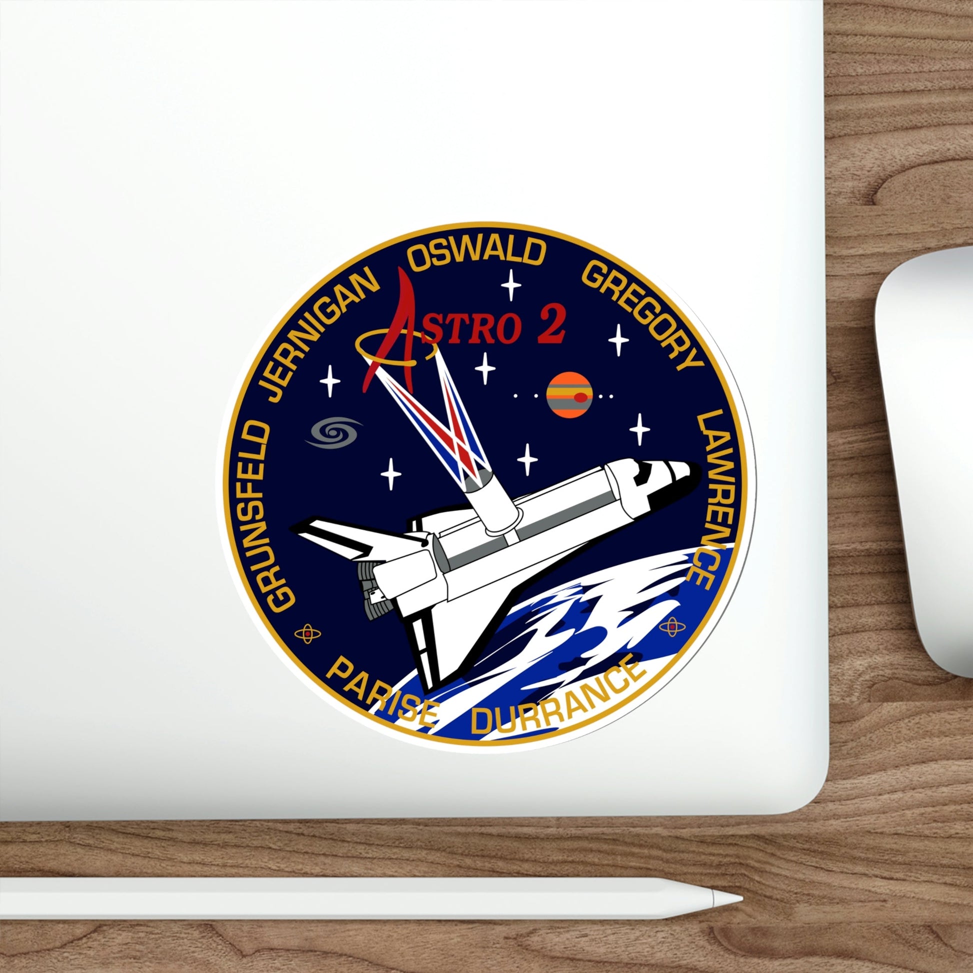 STS 67 Patch NASA STICKER Vinyl Die-Cut Decal-The Sticker Space