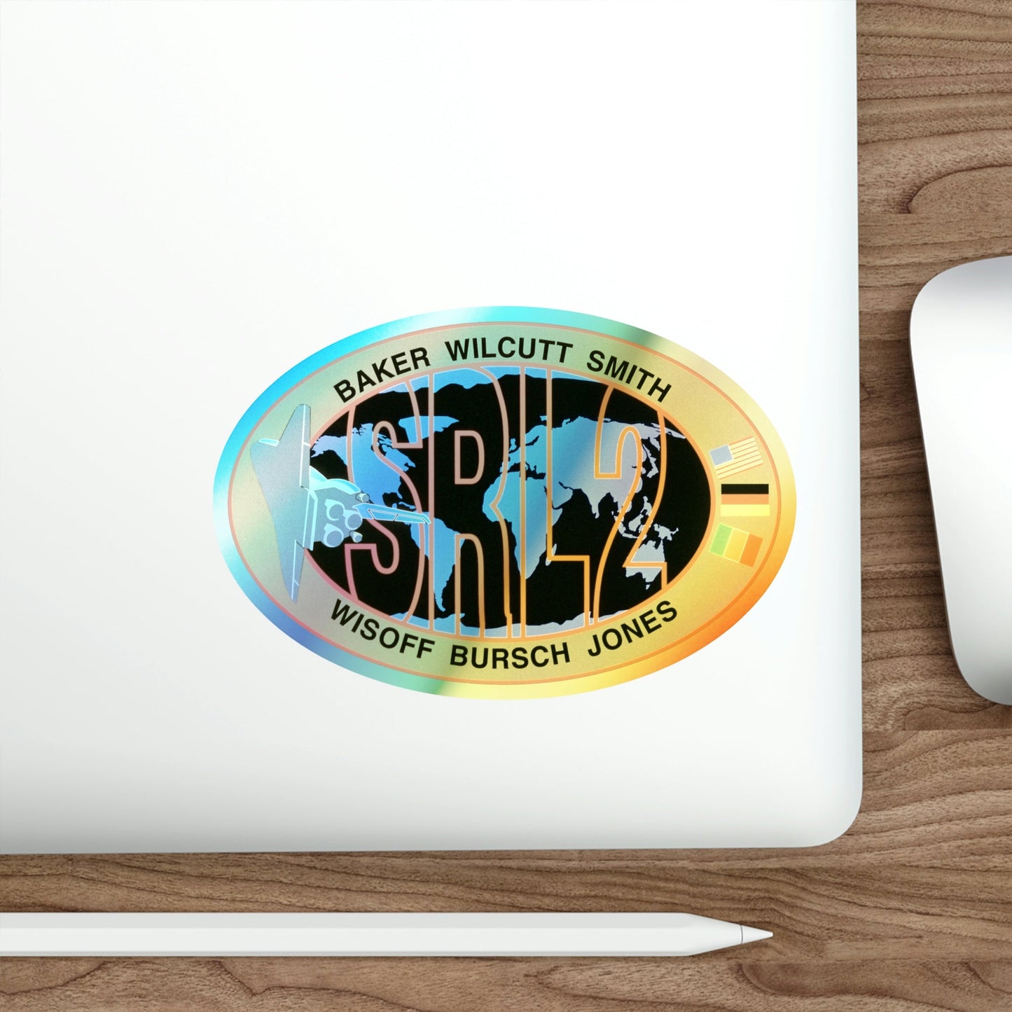 STS 68 (NASA) Holographic STICKER Die-Cut Vinyl Decal-The Sticker Space