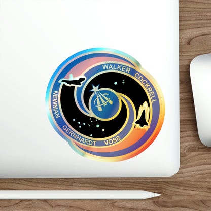 STS 69 (NASA) Holographic STICKER Die-Cut Vinyl Decal-The Sticker Space