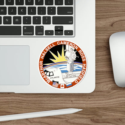 STS 74 Patch NASA STICKER Vinyl Die-Cut Decal-The Sticker Space