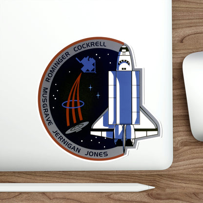 STS 80 Patch NASA STICKER Vinyl Die-Cut Decal-The Sticker Space