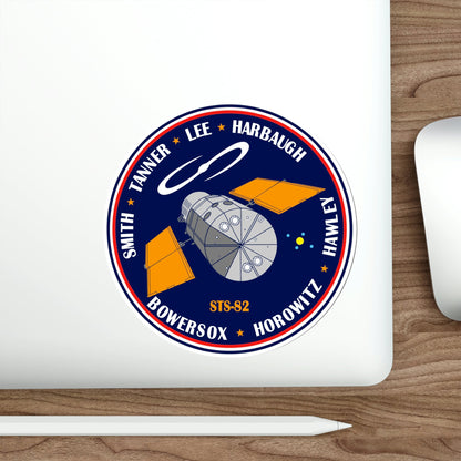 STS 82 Patch NASA STICKER Vinyl Die-Cut Decal-The Sticker Space