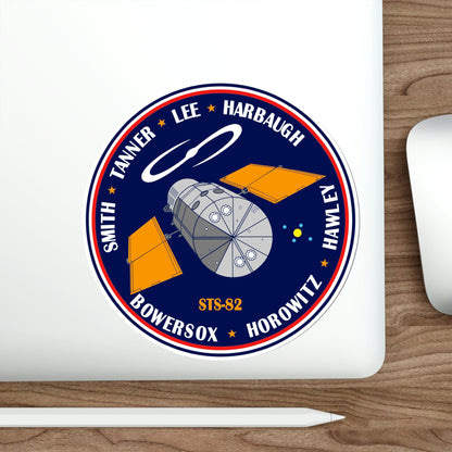 STS 82 Patch NASA STICKER Vinyl Die-Cut Decal-The Sticker Space