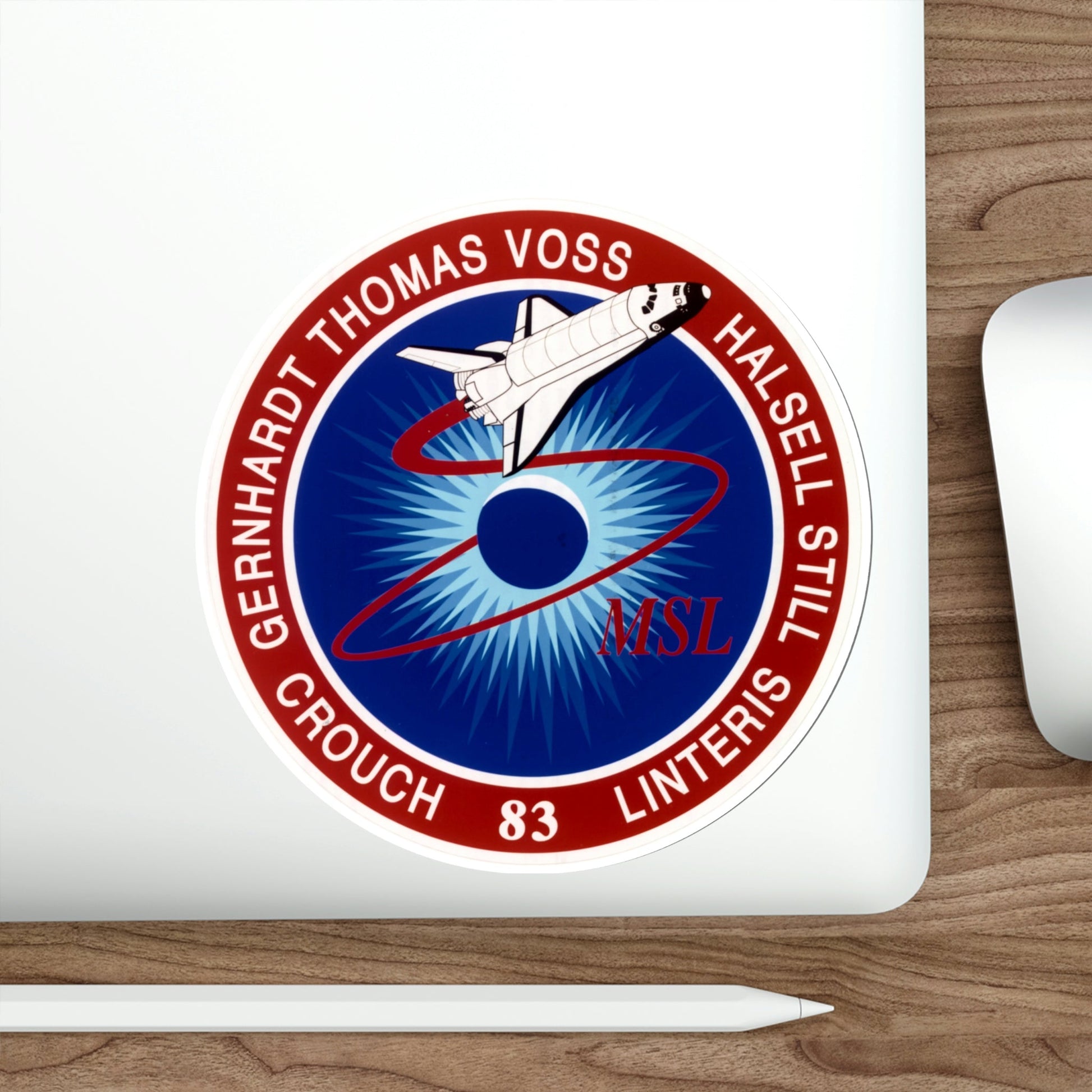 STS 83 Patch NASA STICKER Vinyl Die-Cut Decal-The Sticker Space