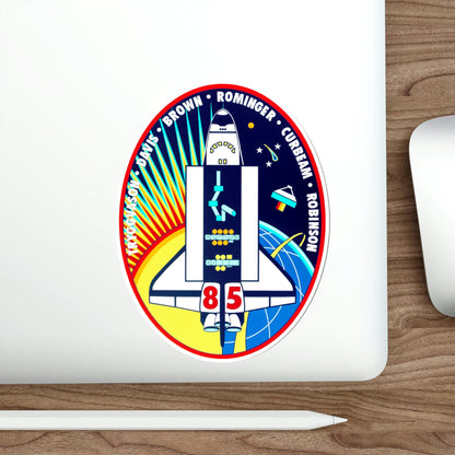 STS 85 Patch NASA STICKER Vinyl Die-Cut Decal-The Sticker Space