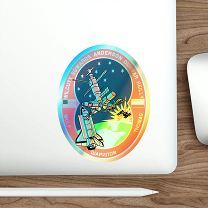 STS 89 (NASA) Holographic STICKER Die-Cut Vinyl Decal-The Sticker Space