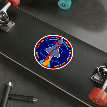 STS 95 Patch NASA STICKER Vinyl Die-Cut Decal-The Sticker Space