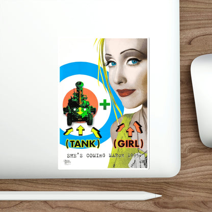 Tank Girl 1995 Movie Poster STICKER Vinyl Die-Cut Decal-The Sticker Space