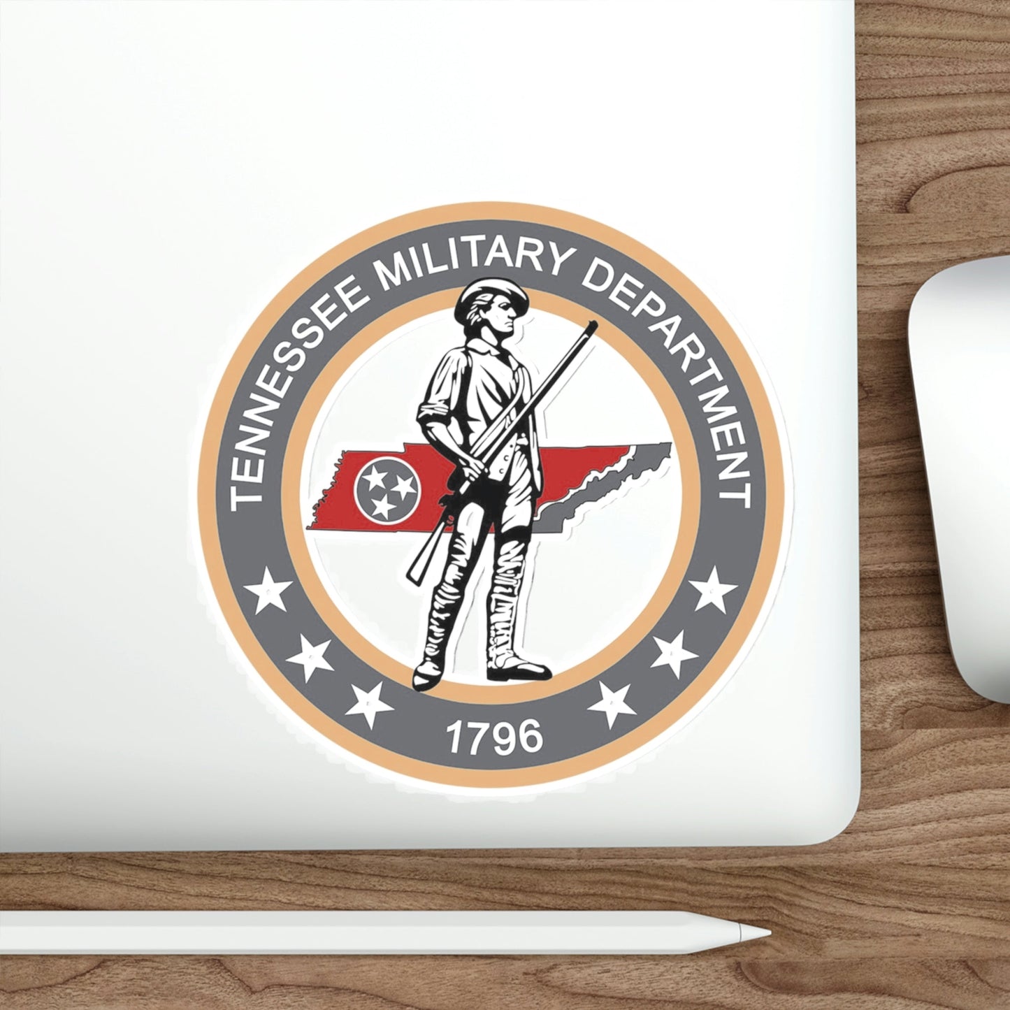 Tennessee Military Department Seal STICKER Vinyl Die-Cut Decal-The Sticker Space