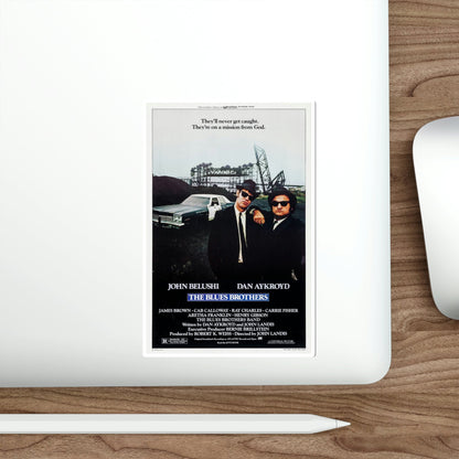 The Blues Brothers 1980 Movie Poster STICKER Vinyl Die-Cut Decal-The Sticker Space