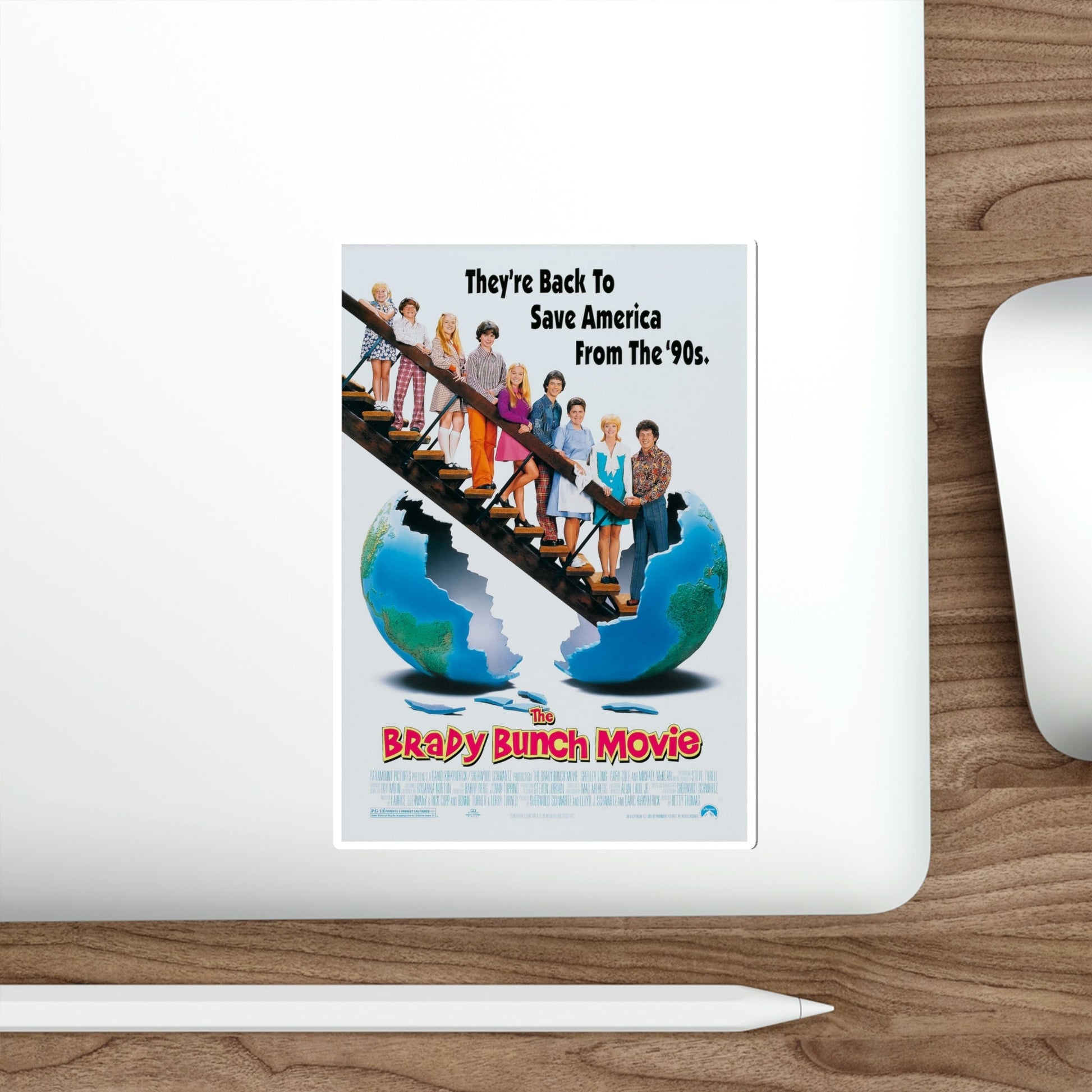 The Brady Bunch Movie 1995 Movie Poster STICKER Vinyl Die-Cut Decal-The Sticker Space