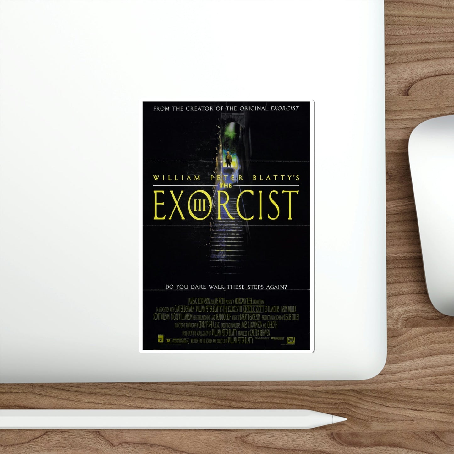 The Exorcist III 1990 Movie Poster STICKER Vinyl Die-Cut Decal-The Sticker Space