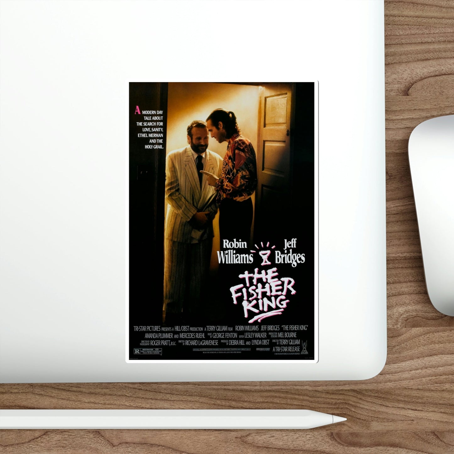 The Fisher King 1991 Movie Poster STICKER Vinyl Die-Cut Decal-The Sticker Space