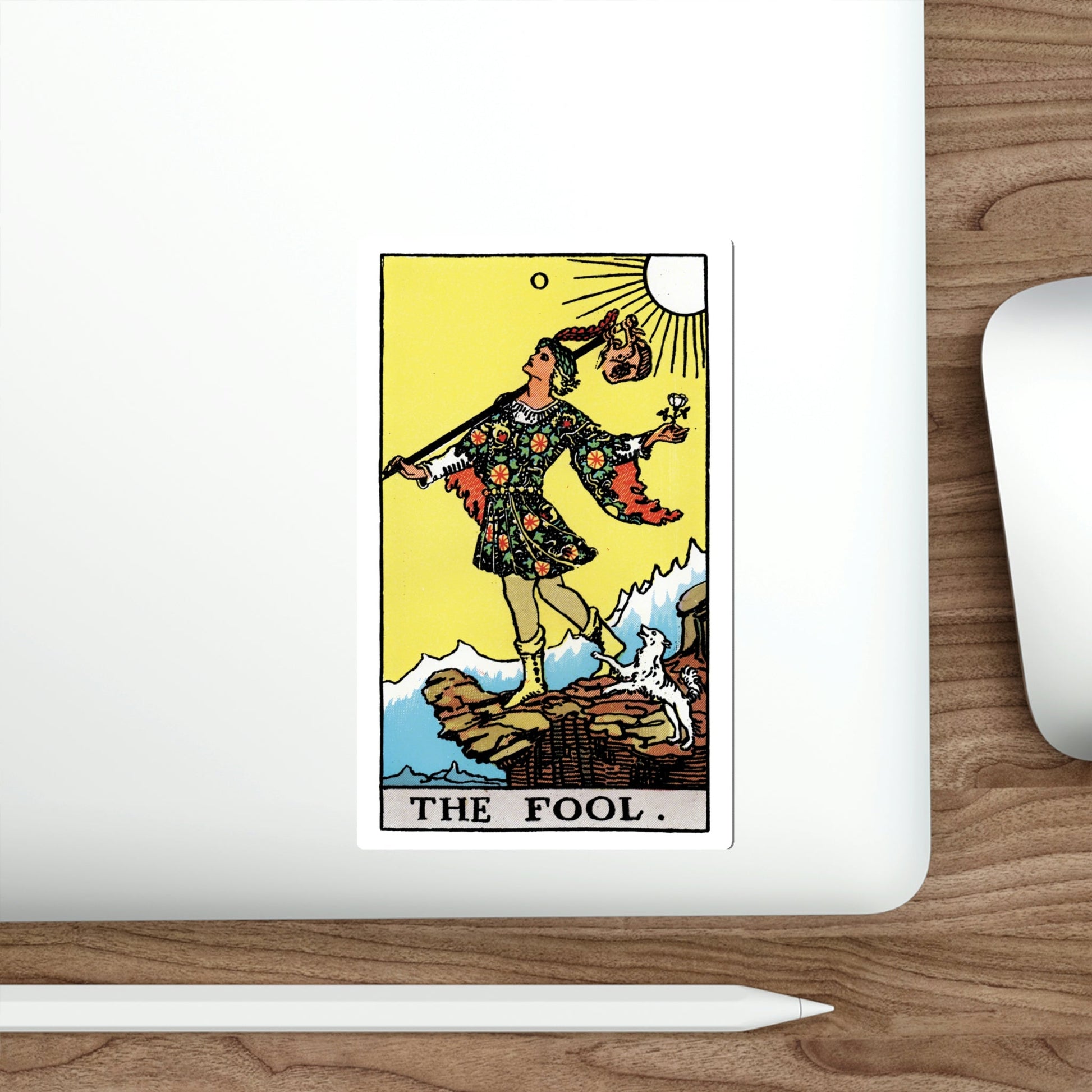 The Fool (Rider Waite Tarot Deck) STICKER Vinyl Die-Cut Decal-The Sticker Space