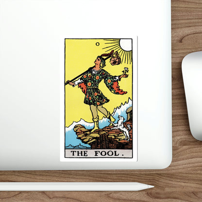 The Fool (Rider Waite Tarot Deck) STICKER Vinyl Die-Cut Decal-The Sticker Space