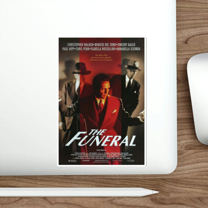 The Funeral 1996 Movie Poster STICKER Vinyl Die-Cut Decal-The Sticker Space