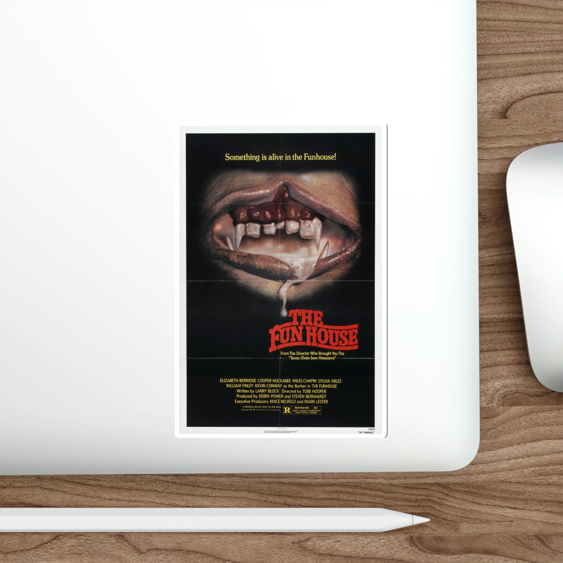 The Funhouse 1981 Movie Poster STICKER Vinyl Die-Cut Decal-The Sticker Space