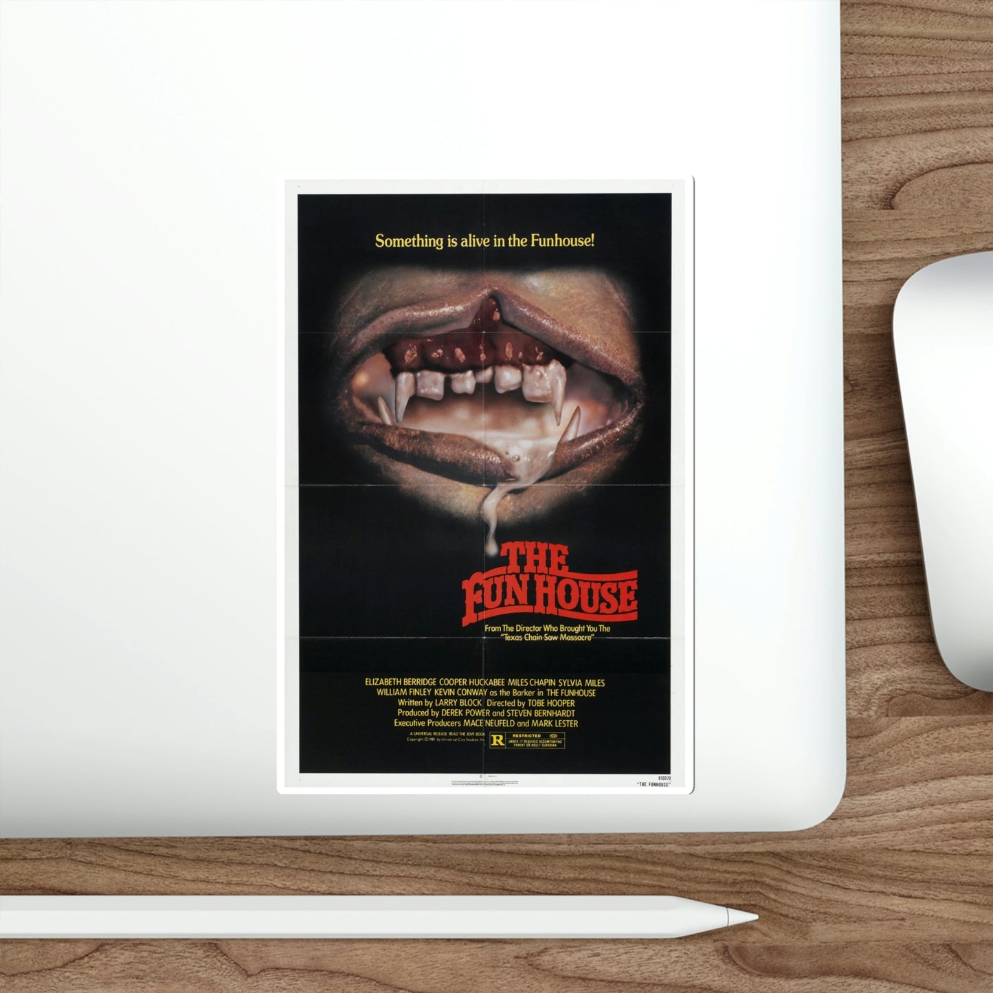 The Funhouse 1981 Movie Poster STICKER Vinyl Die-Cut Decal-The Sticker Space